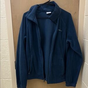 Columbia Men's Dark Navy Full-Zip Fleece Jacket